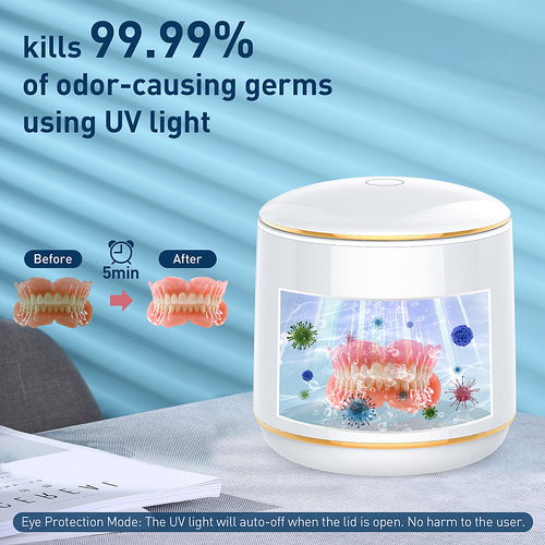 牙套清洗機(jī)建模渲染產(chǎn)品圖片亞馬遜主圖a 設(shè)計