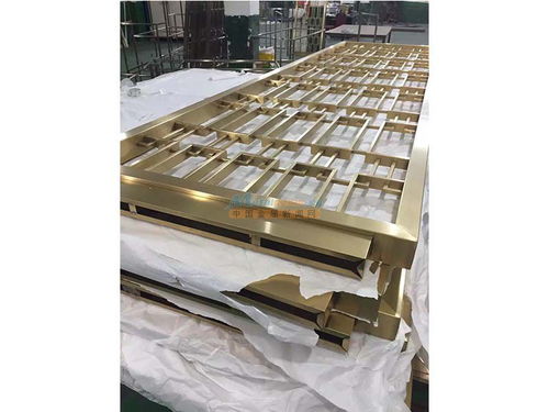 廣州堡峰不銹鋼制品 模具支撐下的不銹鋼屏風藝術